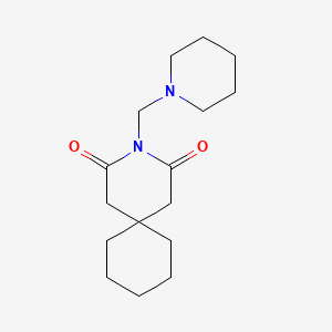 3-[(Piperidin-1-yl)methyl]-3-azaspiro[5.5]undecane-2,4-dione