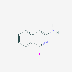 1-Iodo-4-methylisoquinolin-3-amine