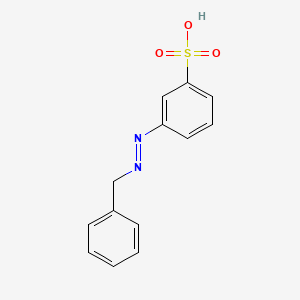 molecular formula C13H12N2O3S B1184318 3-(Benzyldiazenyl)benzenesulfonic acid 