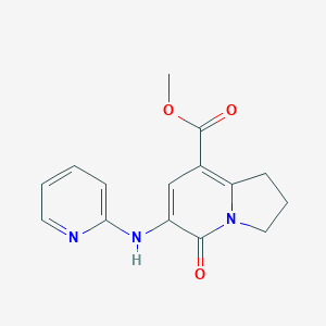 Methyl 5-oxo-6-(pyridin-2-ylamino)-1,2,3,5-tetrahydroindolizine-8-carboxylate