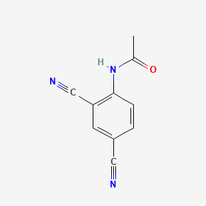N-(2,4-dicyanophenyl)acetamide