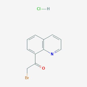 2-Bromo-1-(quinolin-8-yl)ethanone hydrochloride