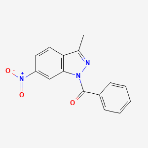 (3-Methyl-6-nitro-1H-indazol-1-yl)(phenyl)methanone