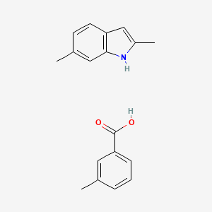 2,6-Dimethyl-1H-indole 3-methylbenzoate