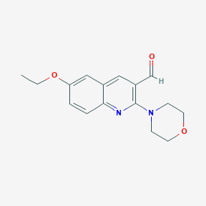 6-Ethoxy-2-morpholinoquinoline-3-carbaldehyde