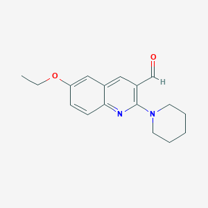 6-Ethoxy-2-(piperidin-1-yl)quinoline-3-carbaldehyde