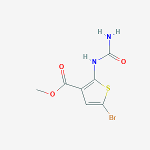 Methyl 5-bromo-2-ureidothiophene-3-carboxylate