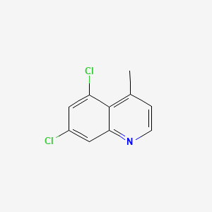molecular formula C10H7Cl2N B1184383 5,7-Dichloro-4-methylquinoline 