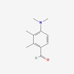 molecular formula C11H15NO B1184387 4-(Dimethylamino)-2,3-dimethylbenzaldehyde 