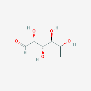 molecular formula C6H12O5 B118439 (2R,3S,4S,5R)-2,3,4,5-tetrahydroxyhexanal CAS No. 3615-37-0