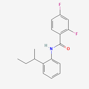 N-(2-sec-butylphenyl)-2,4-difluorobenzamide