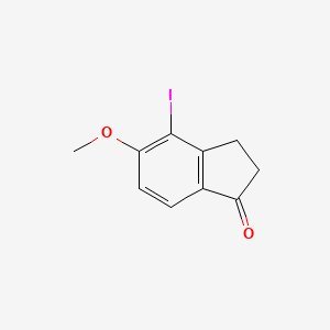 4-Iodo-5-methoxy-2,3-dihydroinden-1-one