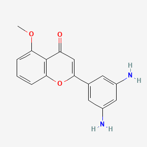 2-(3,5-Diaminophenyl)-5-methoxy-4H-1-benzopyran-4-one