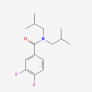 molecular formula C15H21F2NO B1184409 3,4-difluoro-N,N-diisobutylbenzamide 