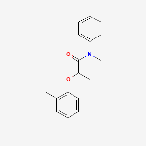 molecular formula C18H21NO2 B1184410 2-(2,4-dimethylphenoxy)-N-methyl-N-phenylpropanamide 