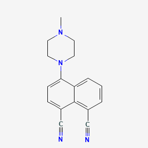 4-(4-Methylpiperazin-1-yl)naphthalene-1,8-dicarbonitrile