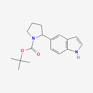 tert-Butyl 2-(1H-indol-5-yl)pyrrolidine-1-carboxylate