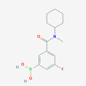 (3-(Cyclohexyl(methyl)carbamoyl)-5-fluorophenyl)boronic acid