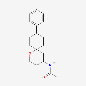 4-Acetylamino-9-phenyl-1-oxaspiro[5.5]undecane