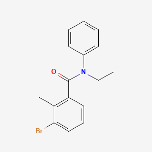 molecular formula C16H16BrNO B1184413 3-bromo-N-ethyl-2-methyl-N-phenylbenzamide 