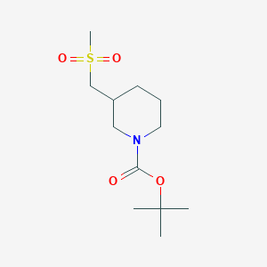 Tert-butyl 3-((methylsulfonyl)methyl)piperidine-1-carboxylate