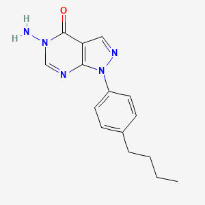 5-Amino-1-(4-butylphenyl)-1H-pyrazolo[3,4-d]pyrimidin-4(5H)-one