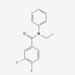 molecular formula C15H13F2NO B1184414 N-ethyl-3,4-difluoro-N-phenylbenzamide 
