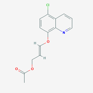 3-((5-Chloroquinolin-8-yl)oxy)allyl acetate