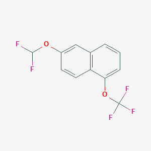 2-(Difluoromethoxy)-5-(trifluoromethoxy)naphthalene