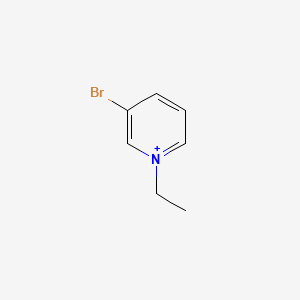 molecular formula C7H9BrN+ B1184449 3-Bromo-1-ethylpyridinium 