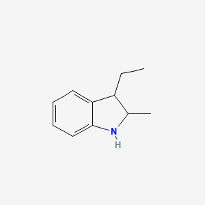 molecular formula C11H15N B1184451 3-Ethyl-2-methylindoline 