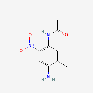molecular formula C9H11N3O3 B1184452 N-(4-amino-5-methyl-2-nitrophenyl)acetamide 