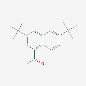 Ethanone, 1-[3,6-bis(1,1-dimethylethyl)-1-naphthalenyl]-