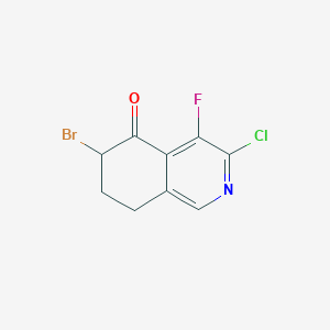 6-Bromo-3-chloro-4-fluoro-7,8-dihydroisoquinolin-5(6H)-one