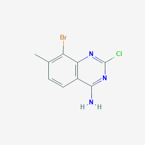 8-Bromo-2-chloro-7-methylquinazolin-4-amine