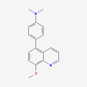 4-(8-Methoxyquinolin-5-yl)-N,N-dimethylaniline