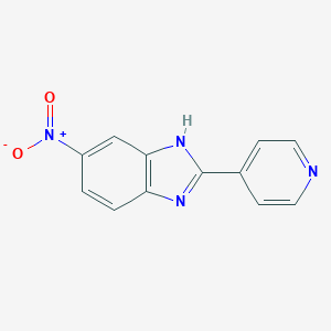 molecular formula C12H8N4O2 B118449 5-Nitro-2-(4-pyridinyl)-1H-benzimidazole CAS No. 148533-73-7
