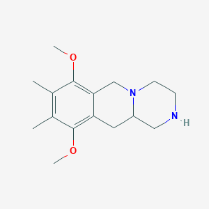 7,10-Dimethoxy-8,9-dimethyl-2,3,4,6,11,11A-hexahydro-1H-pyrazino[1,2-B]isoquinoline