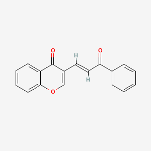 3-(3-Oxo-3-phenylprop-1-en-1-yl)-4H-chromen-4-one