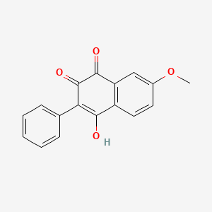 1,4-Naphthalenedione, 3-hydroxy-6-methoxy-2-phenyl-