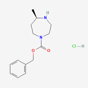 (R)-Benzyl 5-methyl-1,4-diazepane-1-carboxylate hydrochloride