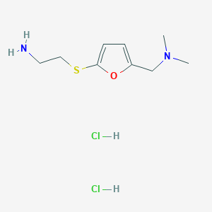 2-((5-((Dimethylamino)methyl)furan-2-yl)thio)ethanamine dihydrochloride