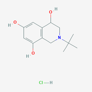 2-(tert-Butyl)-1,2,3,4-tetrahydroisoquinoline-4,6,8-triol hydrochloride