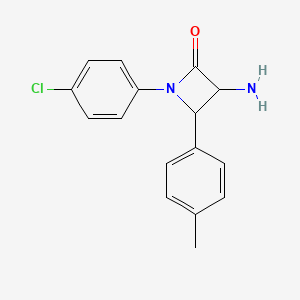 3-Amino-1-(4-chlorophenyl)-4-(p-tolyl)azetidin-2-one