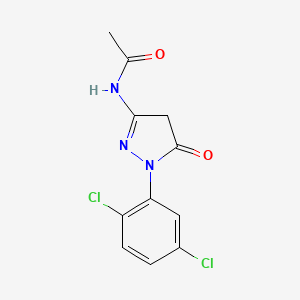 N-(1-(2,5-Dichlorophenyl)-5-oxo-4,5-dihydro-1H-pyrazol-3-yl)acetamide