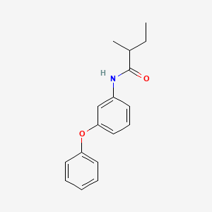 molecular formula C17H19NO2 B1184542 2-methyl-N-(3-phenoxyphenyl)butanamide 