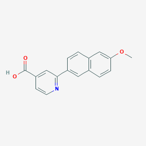 2-(6-Methoxynaphthalen-2-yl)isonicotinic acid