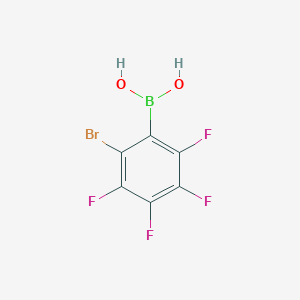 (2-Bromo-3,4,5,6-tetrafluorophenyl)boronic acid