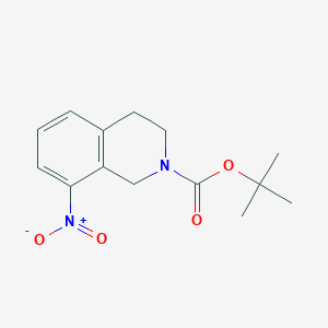 tert-Butyl 8-nitro-3,4-dihydroisoquinoline-2(1H)-carboxylate