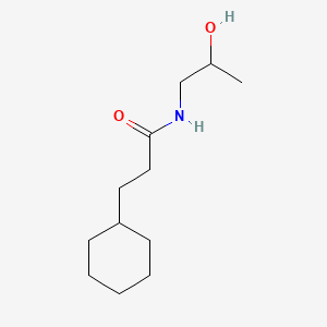 molecular formula C12H23NO2 B1184553 3-cyclohexyl-N-(2-hydroxypropyl)propanamide 